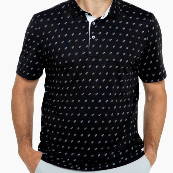 Good Good Golf Other - Good Good The Elite Polo Black Logo Short Sleeve Golf Shirt Men's Size XL